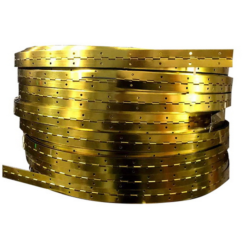 Furniture Hardware Fitting - บานพับเปียโน 3.5 ม. 138 นิ้ว บานพับสแตนเลสสีทองแบบต่อเนื่องสำหรับตู้