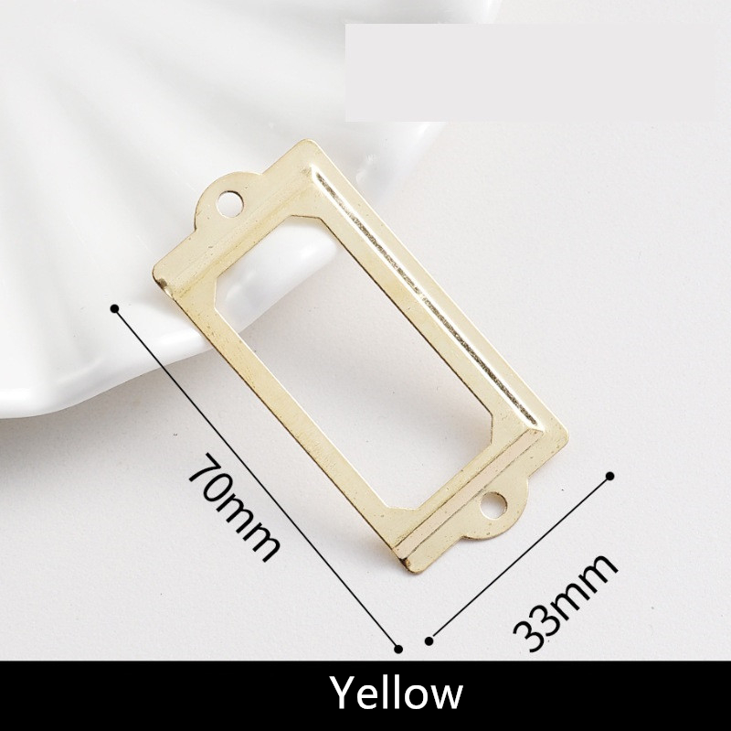 300Pcs โบราณตู้ป้ายดึงกรอบโลหะ - Furniture Hardware Names บทวิจารณ์และราคา