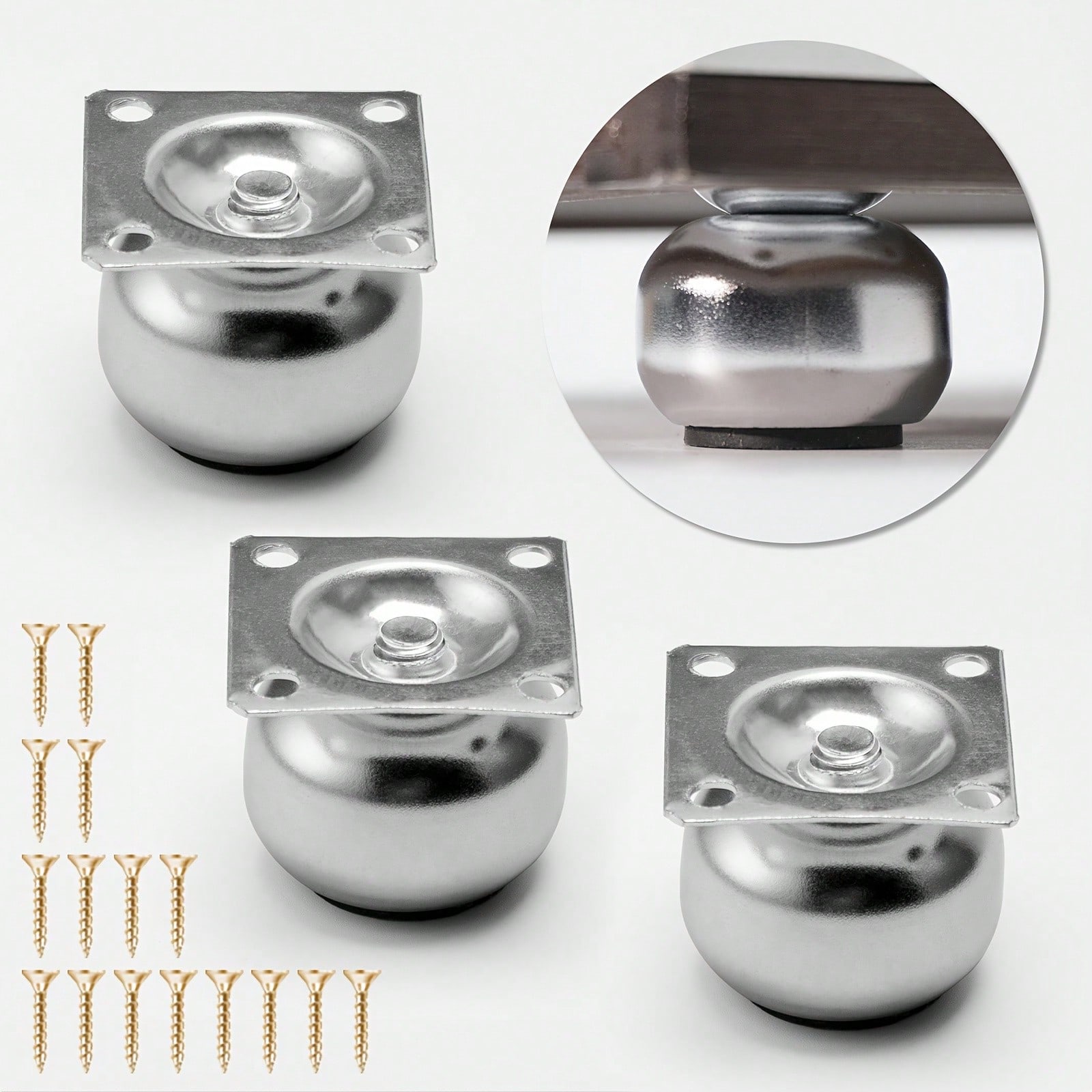 [ขาเฟอร์นิเจอร์โลหะ 4 ชิ้น] ขา - Cabinet Hinge Overlay บทวิจารณ์และราคา