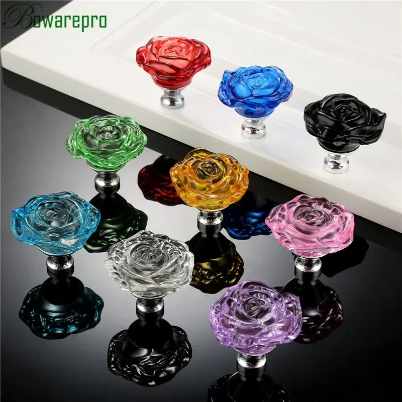 Bowarepro 50 มม.คริสตัลRoseแก้ - Furniture Hardware Jig บทวิจารณ์และราคา