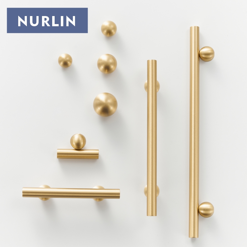 Nurlin ทองเหลืองรอบบอลเท้าตู้  - Furniture Hardware Jig บทวิจารณ์และราคา