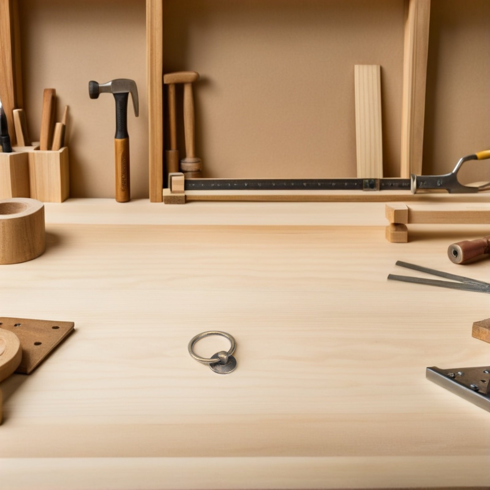 8 ชิ้น มือจับลิ้นชักแบบห่วงดึง - Furniture Hardware Drop Pulls บทวิจารณ์และราคา