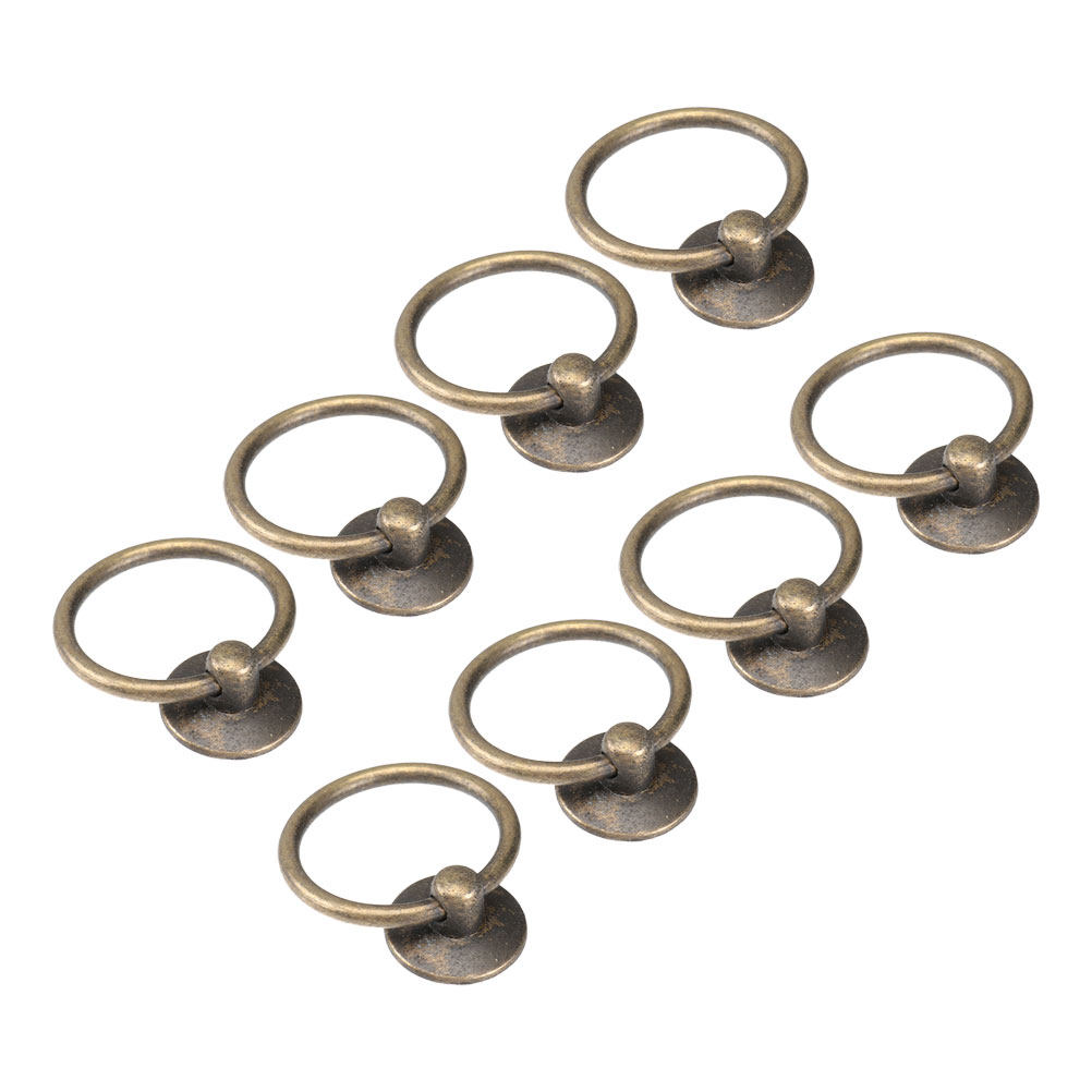 8 ชิ้น มือจับลิ้นชักแบบห่วงดึง - Furniture Hardware Drop Pulls บทวิจารณ์และราคา