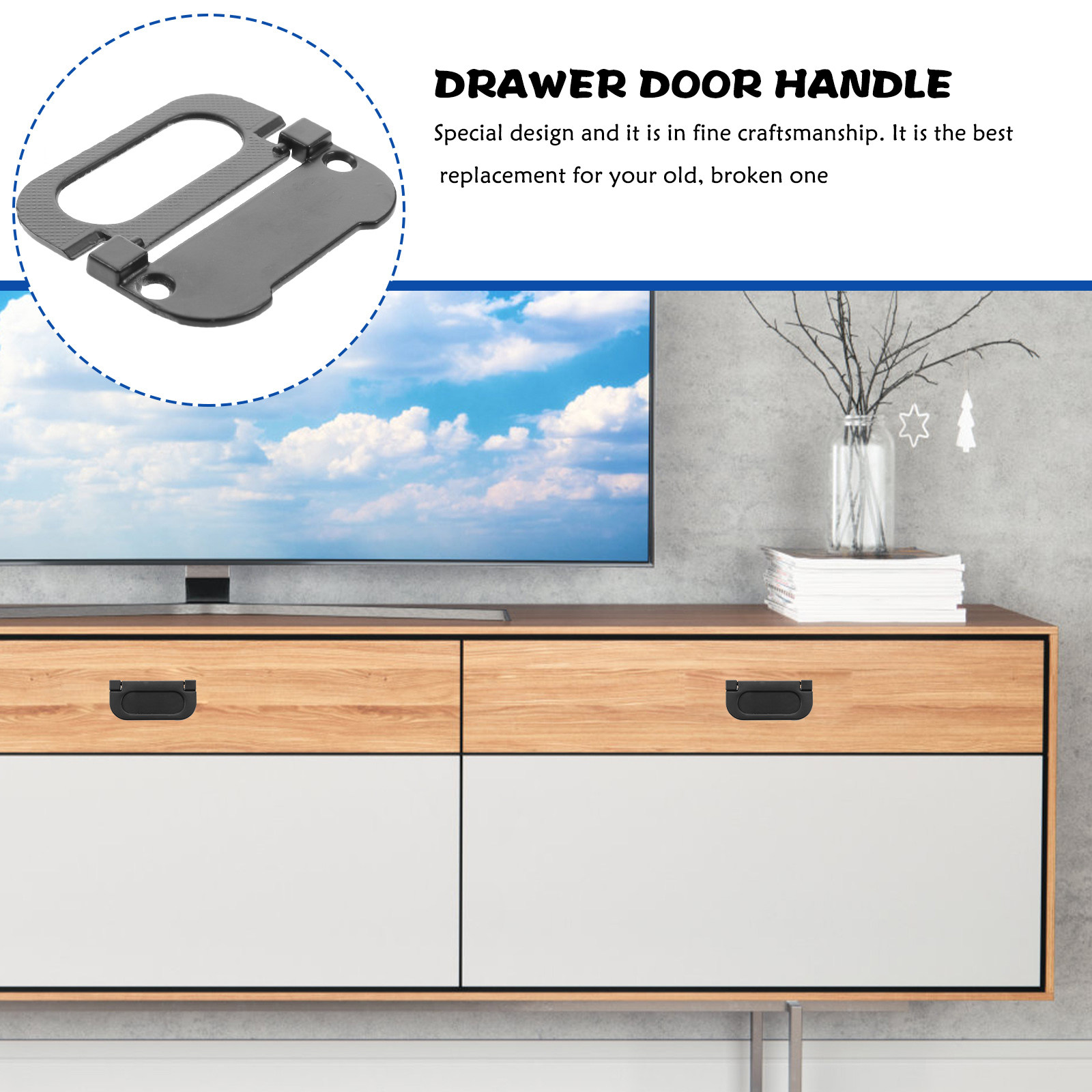 มือจับประตูแบบฝัง 5 ชิ้น ทำจาก - Furniture Hardware Lowes บทวิจารณ์และราคา