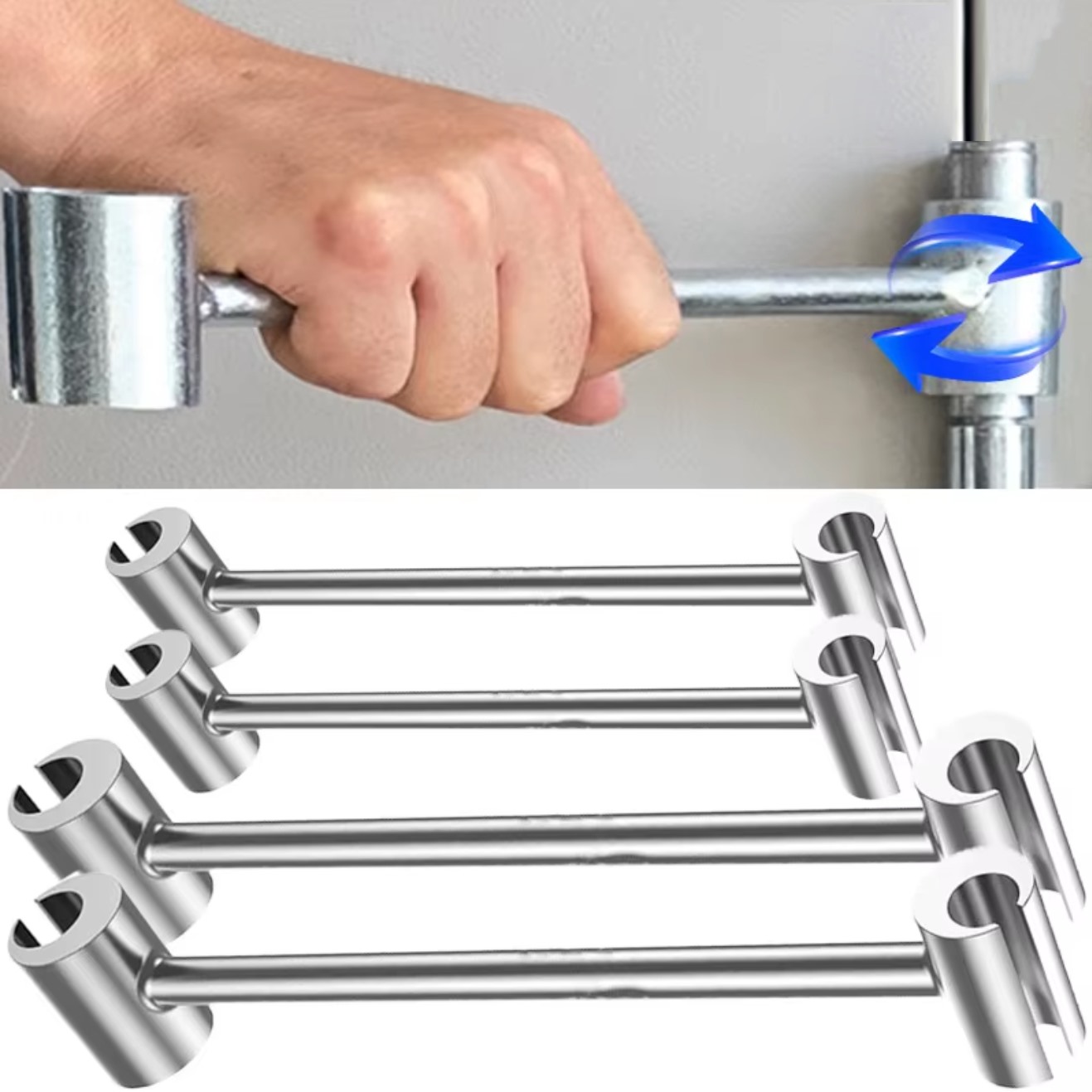 ประแจปรับตะเข็บบานพับแบบสองหัว - Furniture Hardware Fitting บทวิจารณ์และราคา