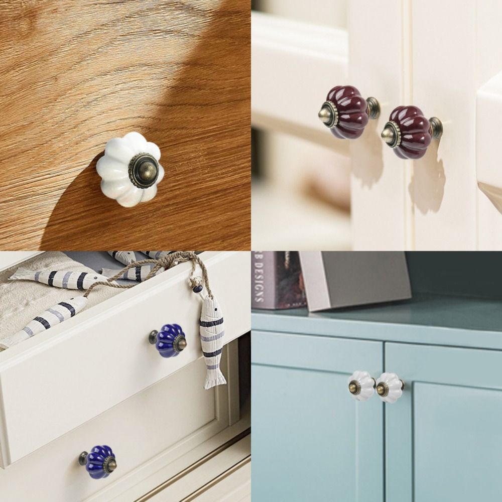 มือจับประตูเซรามิกทรงฟักทองแบบ - Furniture Hardware Manufacturer บทวิจารณ์และราคา