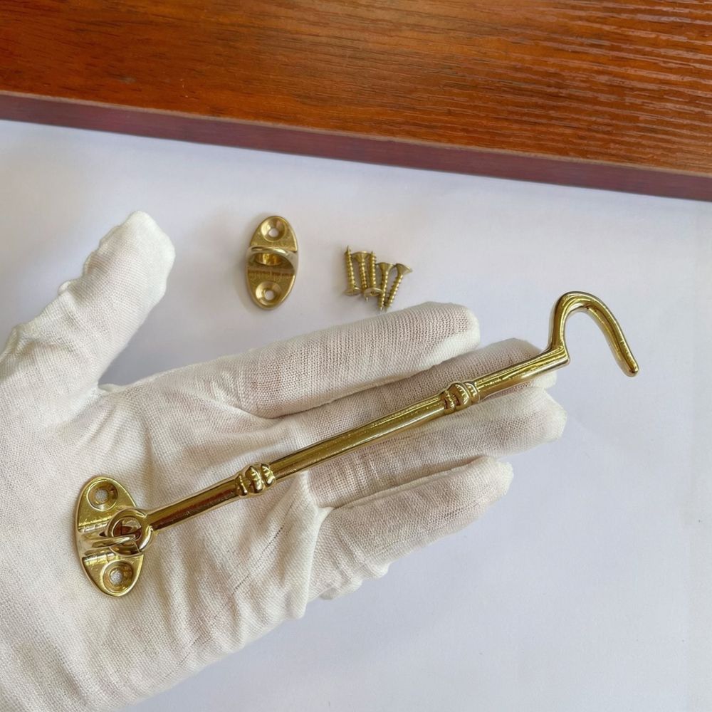 ตะขอหน้าต่างทองเหลืองแท้ สไตล์ - Furniture Hardware Fitting บทวิจารณ์และราคา