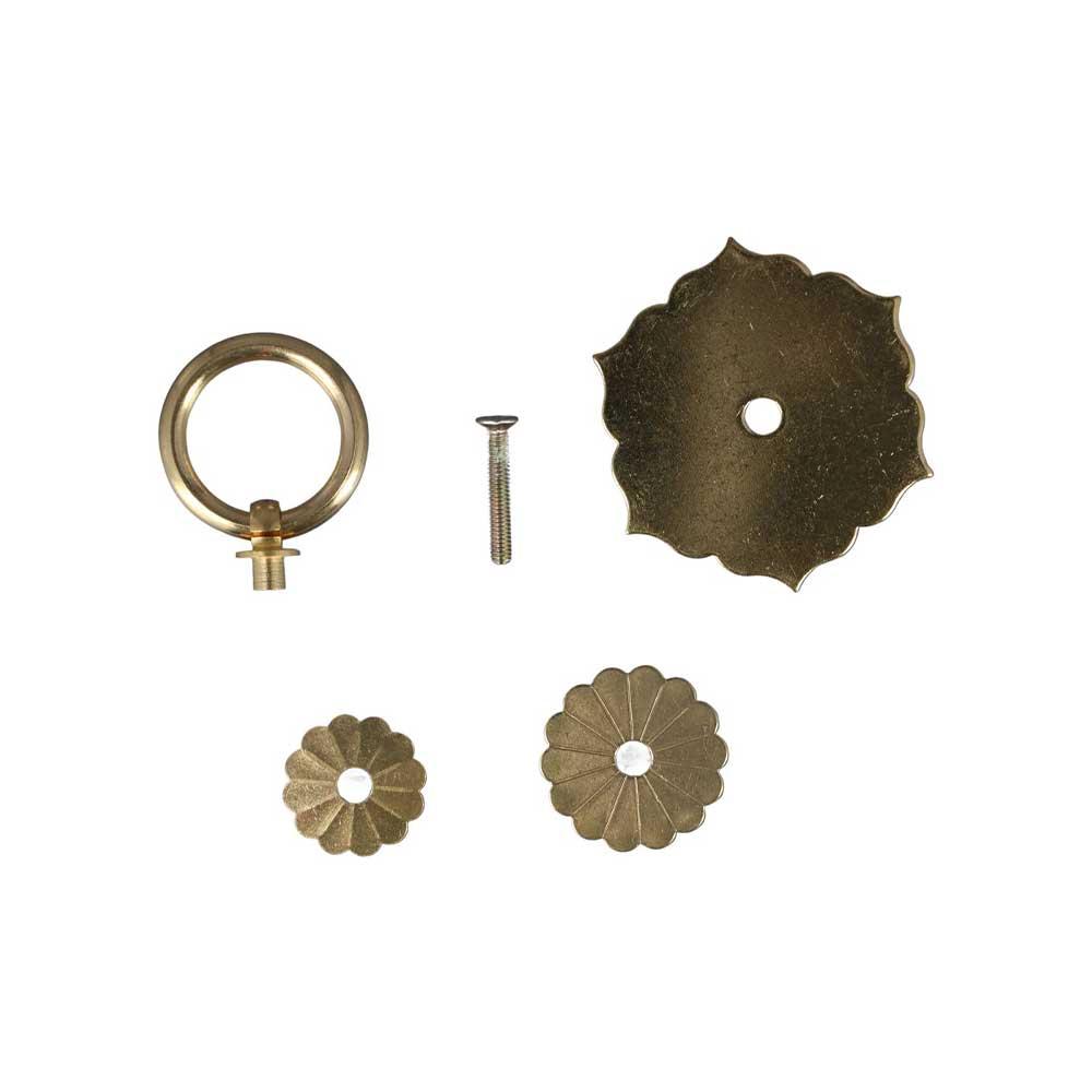 แผ่นรองหลังทองเหลือง ฮาร์ดแวร์ - Furniture Hardware Drop Pulls บทวิจารณ์และราคา